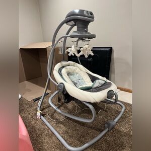 Grace Duetsoothe swing and rocker.